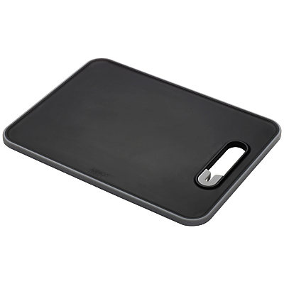 Joseph Joseph Slice and Sharpen Chopping Board Black